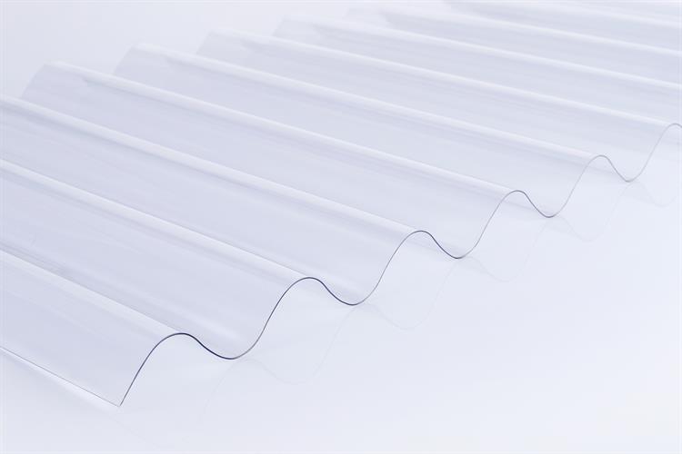Polycarbonate Wide Corrugated Clear Sheets