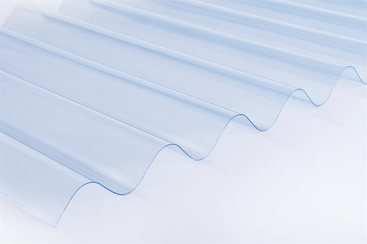 PVC Wide Corrugated Clear Sheets